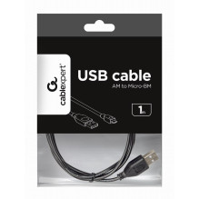 CABLE USB2 TO MICRO-USB 1M / CCP-MUSB2-AMBM-1M GEMBIRD