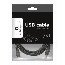 CABLE USB2 TO MICRO-USB 1.8M / CCP-MUSB2-AMBM-6 GEMBIRD CABLE USB2 TO MICRO-USB 1.8M / CCP-MUSB2-AMBM-6 GEMBIRD