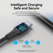 CABLE USB-C TO USB2.0 / 0.25M BLACK CTHBC VENTION