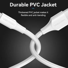 CABLE USB2.0 TO MICRO-B / 1M WHITE CTIWF VENTION CABLE USB2.0 TO MICRO-B / 1M WHITE CTIWF VENTION