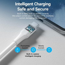 USB-C į USB2.0 3A / 1M baltas CTHWF VENTION LAIDAS USB-C į USB2.0 3A / 1M baltas CTHWF VENTION LAIDAS