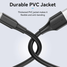 CABLE USB2.0 TO MICRO-B / 1.5M BLACK CTIBG VENTION CABLE USB2.0 TO MICRO-B / 1.5M BLACK CTIBG VENTION