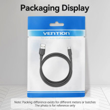 CABLE USB2.0 TO MICRO-B / 1.5M BLACK CTIBG VENTION CABLE USB2.0 TO MICRO-B / 1.5M BLACK CTIBG VENTION