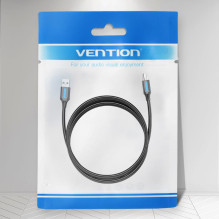 CABLE USB2.0 MALE TO MALE / 0.5M BLACK COQBD VENTION CABLE USB2.0 MALE TO MALE / 0.5M BLACK COQBD VENTION