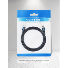 CABLE USB3.0 MALE TO MALE / 0.5M BLACK CONBD VENTION