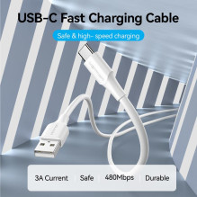 USB-C į USB 2.0 jungtį jungiantis laidas, 1,5 m, baltas, CTHWG VENTION USB-C į USB 2.0 jungtį jungiantis laidas, 1,5 m, baltas, CTHWG VENTION
