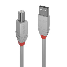 KABELIS USB2 AB 2M / ANTHRA...