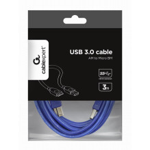 CABLE USB3 AM-MICRO BM 3M / CCP-MUSB3-AMBM-10 GEMBIRD CABLE USB3 AM-MICRO BM 3M / CCP-MUSB3-AMBM-10 GEMBIRD