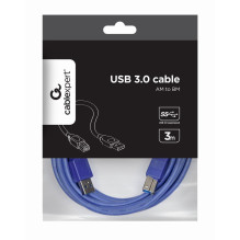 KABELAS USB3 AM-BM 3M / CCP-USB3-AMBM-10 GEMBIRD