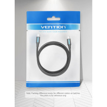 CABLE USB-C TO USB-C / 1M BLACK COSBF VENTION