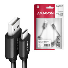 CABLE USB-C TO USB2.0 0.6M / TWISTER BLK BUCM-AM10TB AXAGON