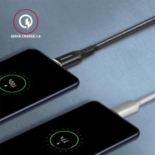 CABLE USB-C TO USB2.0 1.5M / BLACK BUCM-AM15AB AXAGON