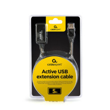 KABELIO USB2 pratęsimas 5M / ACTIVE UAE-01-5M GEMBIRD KABELIO USB2 pratęsimas 5M / ACTIVE UAE-01-5M GEMBIRD