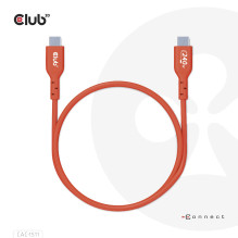 CABLE USB-C TO USB-C 1M / M / M CAC-1511 CLUB3D CABLE USB-C TO USB-C 1M / M / M CAC-1511 CLUB3D