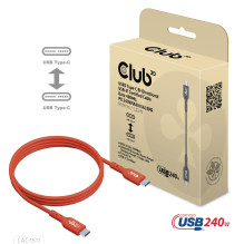CABLE USB-C TO USB-C 1M / M / M CAC-1511 CLUB3D CABLE USB-C TO USB-C 1M / M / M CAC-1511 CLUB3D