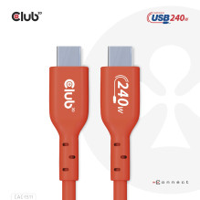 CABLE USB-C TO USB-C 1M / M / M CAC-1511 CLUB3D CABLE USB-C TO USB-C 1M / M / M CAC-1511 CLUB3D