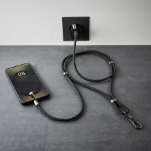 CABLE USB-C TO USB-C 1.65M / LANYARD BLACK 7991000 INTENSO CABLE USB-C TO USB-C 1.65M / LANYARD BLACK 7991000 INTENSO
