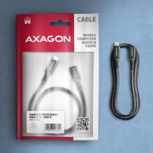 CABLE USB-C EXTENSION 1.5M / BLACK BUCM32-CF15AB AXAGON