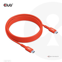 CABLE USB-C TO USB-C 2M / M / M CAC-1573 CLUB3D