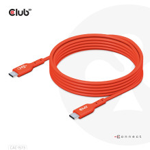 CLUB3D USB-C Į USB-C JUNGTIS 2M / M / M CAC-1573 CLUB3D USB-C Į USB-C JUNGTIS 2M / M / M CAC-1573