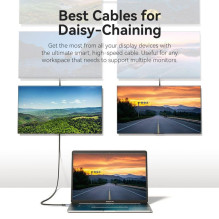 CABLE USB-C BRAIDED / 1M GRAY TAVHF VENTION