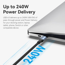 USB-C PINTAS LAIDAS / 1M PILKAS TAVHF VENTIONE