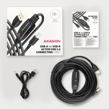 KABELIS USB2.0 AM / BM ACTIVE / 10M ADR-210B AXAGON