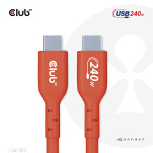 KABELAS USB-C Į USB-C 3M / M / M CAC-1513 CLUB3D KABELAS USB-C Į USB-C 3M / M / M CAC-1513 CLUB3D