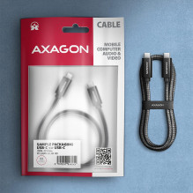 CABLE USB-C TO USB-C 1M 240W / 8K BLACK BUCM4X-CM10AB AXAGON