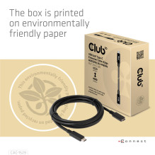 CABLE USB-C TO USB-C 2M / M / F CAC-1529 CLUB3D