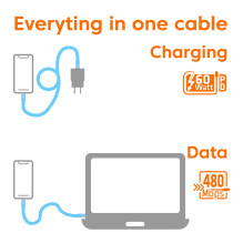 CABLE USB-C TO USB-C / BLUE CAC-3011 CLUB3D