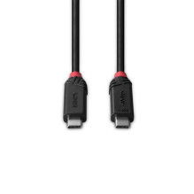 CABLE USB4 240W TYPE C 1M / BLACK LINE 37001 LINDY