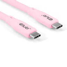 CABLE USB-C TO USB-C 2M / M / M PINK CAC-3002 CLUB3D