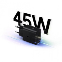 Įkroviklis Samsung EP-T4511 juodas 45W (incl. packing) + Type-C 180cm laidas / 100% Genuine /