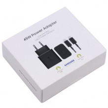 Įkroviklis Samsung EP-T4511 juodas 45W (incl. packing) + Type-C 180cm laidas / 100% Genuine /