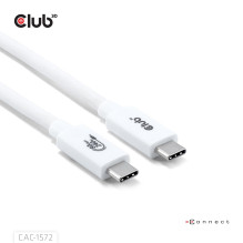 CLUB3D LAIDAS USB-C Į USB-C 1.2M / BALTA CAC-1572 CLUB3D LAIDAS USB-C Į USB-C 1.2M / BALTA CAC-1572