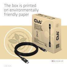 CABLE USB-C TO USB-C 2M / M / M CAC-1575 CLUB3D CABLE USB-C TO USB-C 2M / M / M CAC-1575 CLUB3D