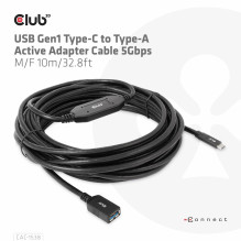 CABLE USB-C TO USB 10M / M / F CAC-1538 CLUB3D CABLE USB-C TO USB 10M / M / F CAC-1538 CLUB3D
