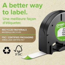 Label printer - Dymo LetraTag LT-100H 203 DPI Compact design Black / White