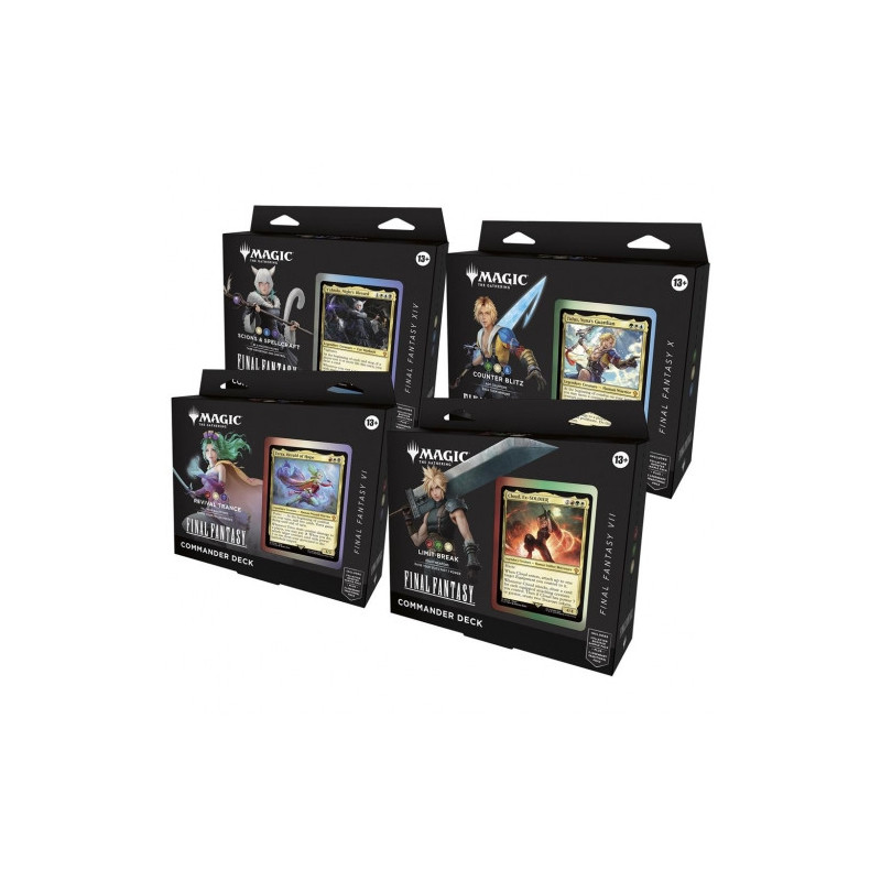 Toys, games and collectibles - Magic the Gathering Final Fantasy team sets 4 pcs.