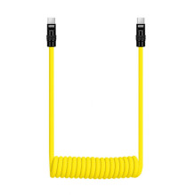 USB-C Kabelis - Newell USB-C 100W 2m Silikoninė Spiralė Geltona-Juoda USB-C Kabelis - Newell USB-C 100W 2m Silikoninė Spiralė Geltona-Juoda