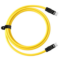 USB-C Laidas - Newell USB-C 100W Greito Įkrovimo Laidas 2m Silikoninis Geltonas-Juodas USB-C Laidas - Newell USB-C 100W Greito Įkrovimo Laidas 2m Silikoninis Geltonas-Juodas