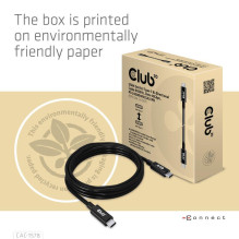 USB-C DVIKRYPTINIS KABELIS 2M / M / M CAC-1578 CLUB3D