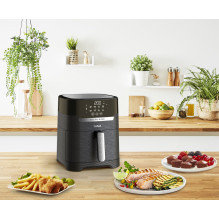 Tefal Easy Fry Grill EY5058 Vienguba 4,2 l Atskirai stovinti 1550 W Karšto oro gruzdintuvė Juoda