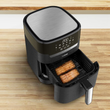 Tefal Easy Fry Grill EY5058 Vienguba 4,2 l Atskirai stovinti 1550 W Karšto oro gruzdintuvė Juoda