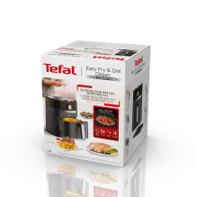 Tefal Easy Fry Grill EY5018 Vienvietis 4,2 l Atskirai stovintis 1550 W Karšto oro gruzdintuvė Juoda