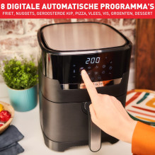 Tefal Easy Fry Grill EY5058 Vienguba 4,2 l Atskirai stovinti 1550 W Karšto oro gruzdintuvė Juoda