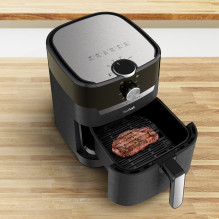 Tefal Easy Fry Grill EY5018 Vienvietis 4,2 l Atskirai stovintis 1550 W Karšto oro gruzdintuvė Juoda