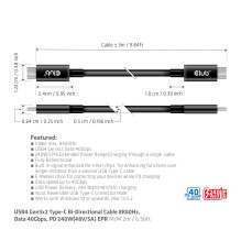 USB-C LAIDAS 3M / M / M CAC-1579 CLUB3D