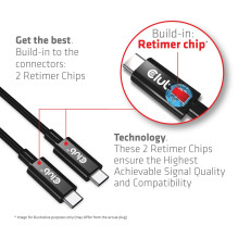 USB-C LAIDAS 3M / M / M CAC-1579 CLUB3D